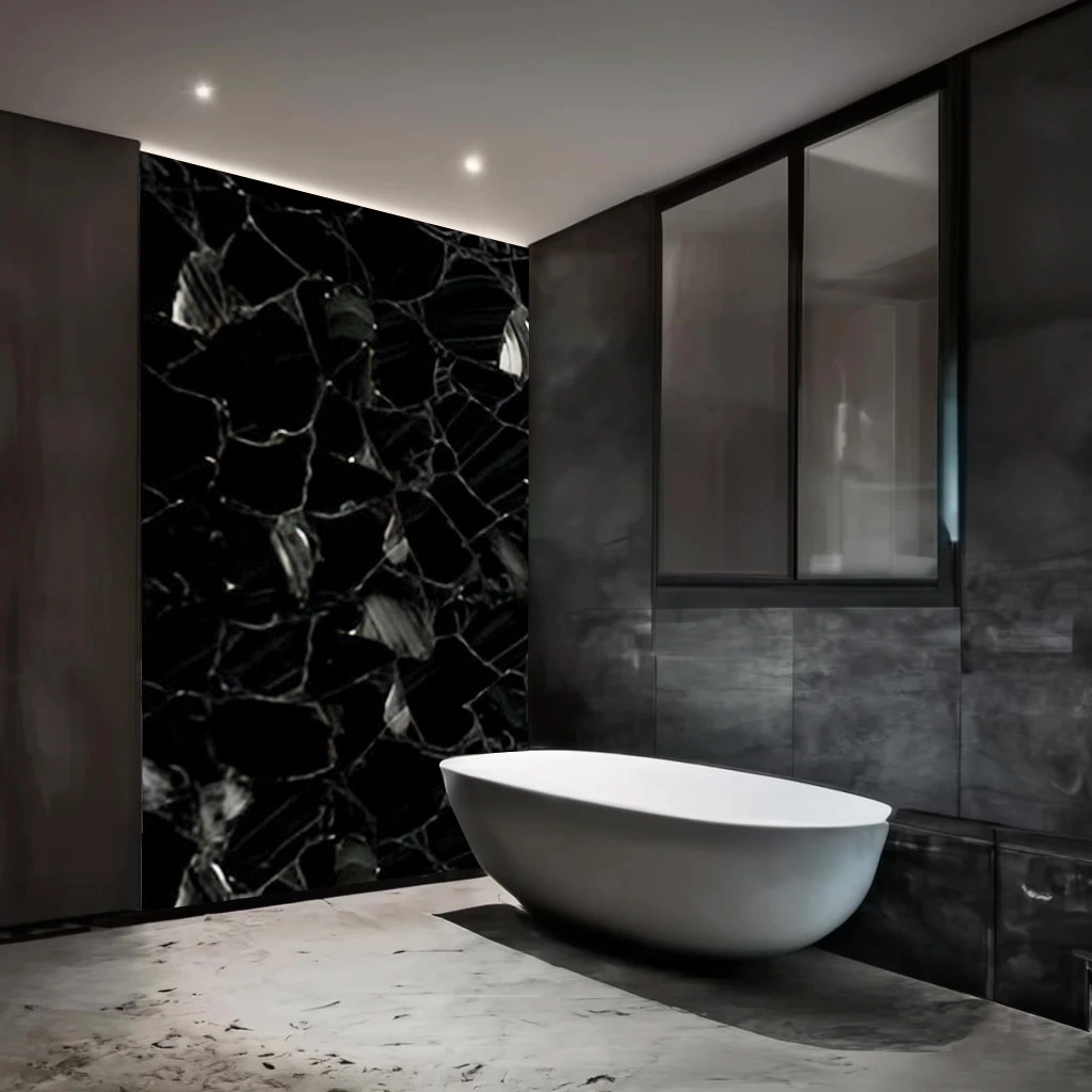 Black Obsidian Silver