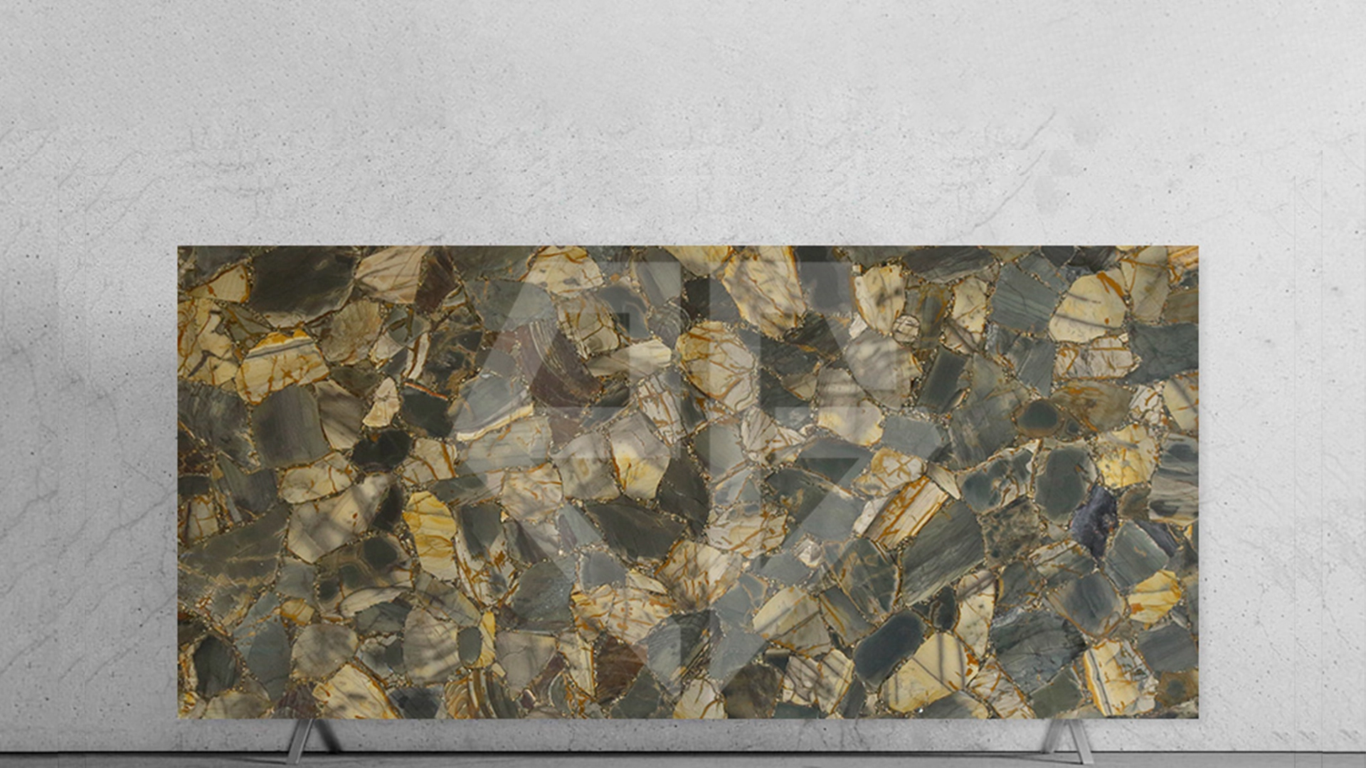 Jamaican Jasper Semiprecious Stone Slab for custom cutting